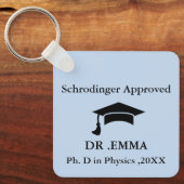 Porte-clés Funny PhD Keychain Field Specific (Recto)