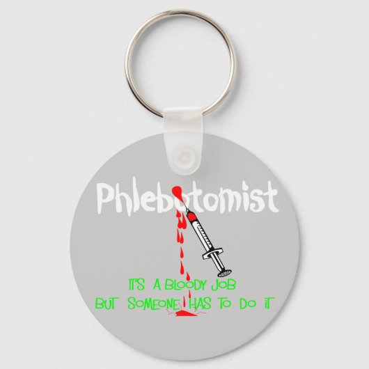 Porte-clés Funny Phlebotomist T-Shirts & Gifts (Recto)
