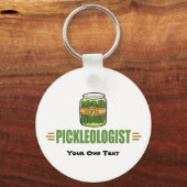 Porte-clés Funny Pickle Lovers Titre PICKLEOLOGIST (Recto)