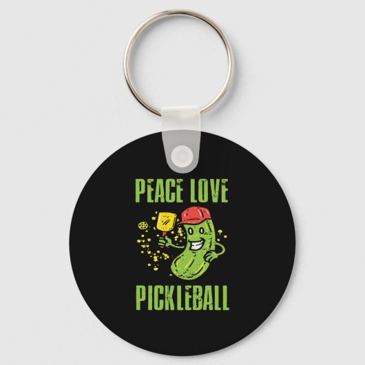 Porte-clés Funny Pickleball (Recto)