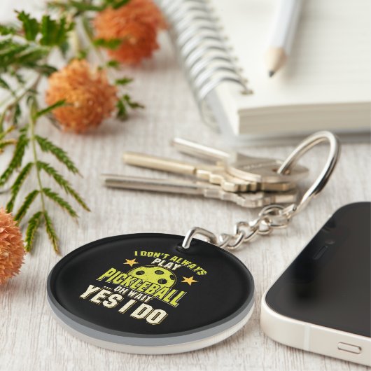Porte-clés Funny Pickleball (Devant Droit)