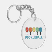 Porte-clés Funny Pickleball Retro Vintage (Devant gauche)