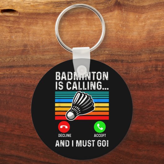 Porte-clés Funny Picklell Dminton Shuttle (Recto)