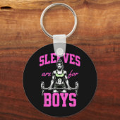 Porte-clés Funny Poids Bodybuilding Femme Manches Jok (Recto)