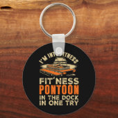 Porte-clés Funny Pontoon Captain Boating 1  (Recto)