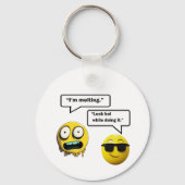 Porte-clés Funny Porte - clé Emoji (Verso)