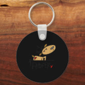 Porte-clés Funny Prancer Reindeer Christmas Holiday S (Recto)