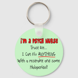 Porte-clés Funny Psych Nurse Gifts