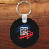 Porte-clés Funny Qr President Trump Dance Code (Recto)