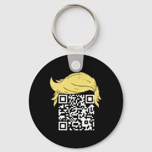 Porte-clés Funny Qr Président Trump Dance Code 2