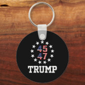 Porte-clés Funny Qr Président Trump Dance Code Inauguration D (Recto)