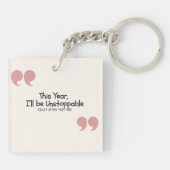 Porte-clés Funny Quote (Dos)