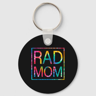 Porte-clés Funny Rad Maman Tie Dye Funny Mothers Day Matching