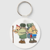 Porte-clés Funny Randonneurs Outdoor Adventure Camping Humour (Verso)