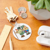 Porte-clés Funny Randonneurs Outdoor Adventure Camping Humour