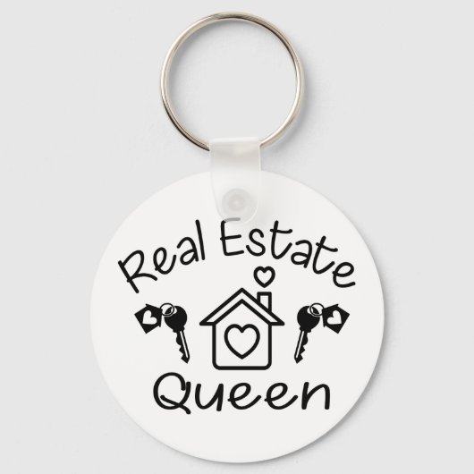 Porte-clés Funny Real Estate Agent Home Broker Cute Realtor (Recto)
