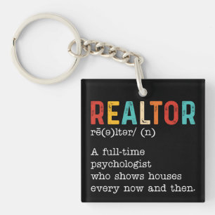 Porte-clés Funny Real Estate Agent Realtor Description du tra