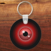 Porte-clés Funny Red Black Evil Devil OEil Magique (Recto)
