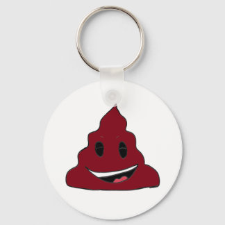 Porte-clés Funny Red Poop Porte - clé Emoji