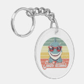 Porte-clés Funny requin invitation vous sourire (Devant gauche)