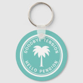 Porte-clés Funny retirement keychain for him or her (Verso)