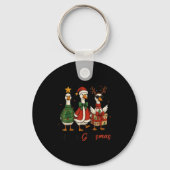 Porte-clés Funny Retro Merry Goosemas Christmas Silly Goose X (Recto)