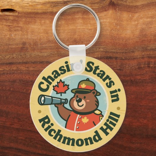 Porte-clés Funny Richmond Hill Stargazer Bear (Recto)
