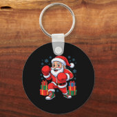 Porte-clés Funny Santa Boxing Lover Boxer Holiday Christmas X (Recto)