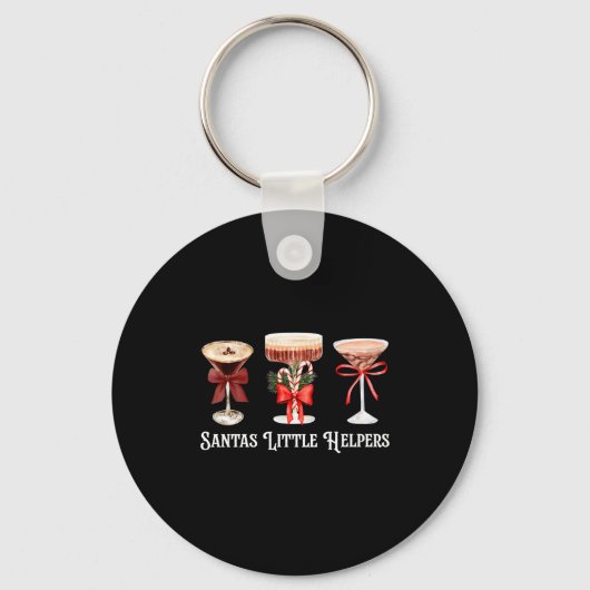 Porte-clés Funny Santa's Little Helper Martini Tail Merry Chr (Recto)