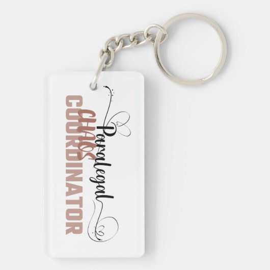 Porte-clés Funny Sassy Chaos Coordinateur Conception Porte - (Dos)
