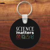 Porte-clés Funny Science Matters Geek et scientifique Nerd (Recto)