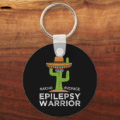 Porte-clés Funny Sensibilisation Epilepsy Warrior (Recto)