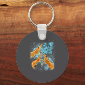 Porte-clés Funny Seven Six Sarcastic Lover Shrimp 67 Seafood (Recto)