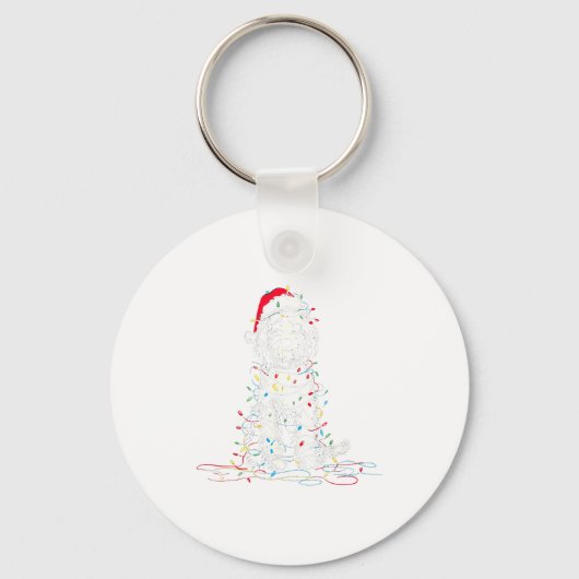 Porte-clés Funny Sheepadoodle Christmas Graphics Dog Lights L (Recto)