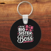 Porte-clés Funny Sibling I'm The Big Sister Which Makes Me Th (Recto)