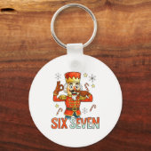 Porte-clés Funny Six Seven Meme Christmas Nutcracker Men Wome (Recto)