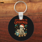 Porte-clés Funny Skeleton Christmas (Recto)