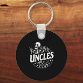 Porte-clés Funny Skeleton Cool Uncles Club New Uncle Men (Recto)