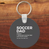 Porte-clés Funny Soccer Dad Definition For Mens Soccer Playe (Recto)