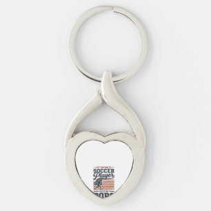 Porte-clés Funny Soccer Pops Vintage Engraving Conception de
