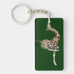 Porte-clés Funny Sporty Giraffe