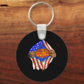 Porte-clés Funny Super De l'environnement Protection Spéciali (Recto)