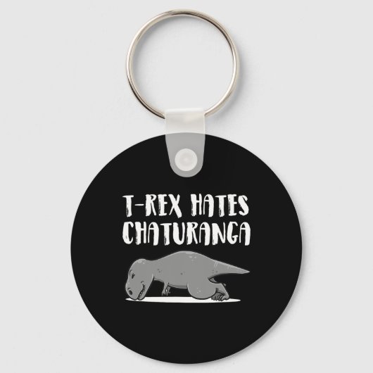 Porte-clés Funny T-rex Dinosaur Yoga Apparel Perfect Present  (Recto)