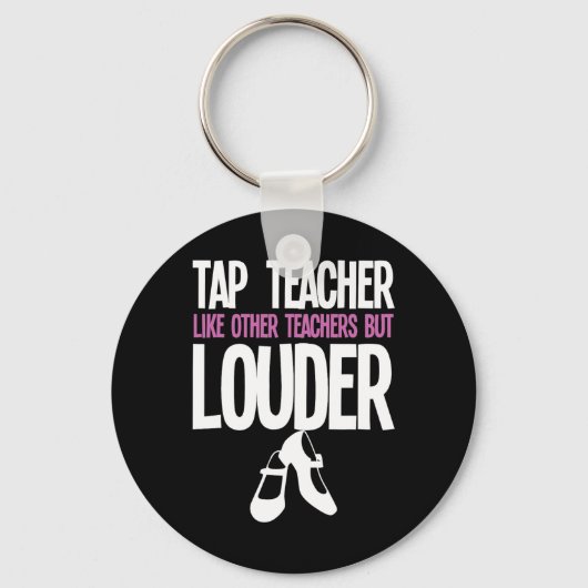Porte-clés Funny Tap Danse Enseignant Cadeau Tap Danser Sloga (Recto)