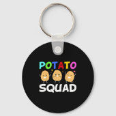 Porte-clés Funny Tato Squad Vegetable Chip Eater French Fries (Recto)