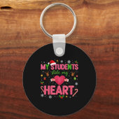 Porte-clés Funny Teacher Xmas My Students Stole My Heart Chri (Recto)
