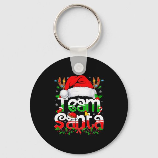Porte-clés Funny Team Santa Claus Christmas Family Matching P (Recto)