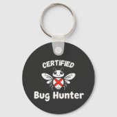 Porte-clés Funny Tech Porte - clé - "Certifié Bug Hunter" (Verso)