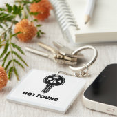 Porte-clés Funny Tech Porte - clé - Conception "404 Key Not F (Devant Droit)