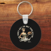 Porte-clés Funny Thanksgiving Retro N Up Inappropriate Stuffe (Recto)